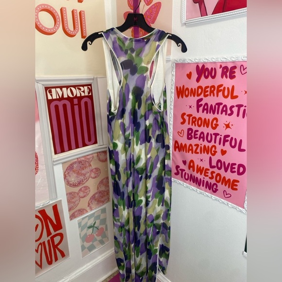 NWT GO BY GOSILK GARDEN VARIETY PURPLE HAZE DRESS - Picture 3 of 7